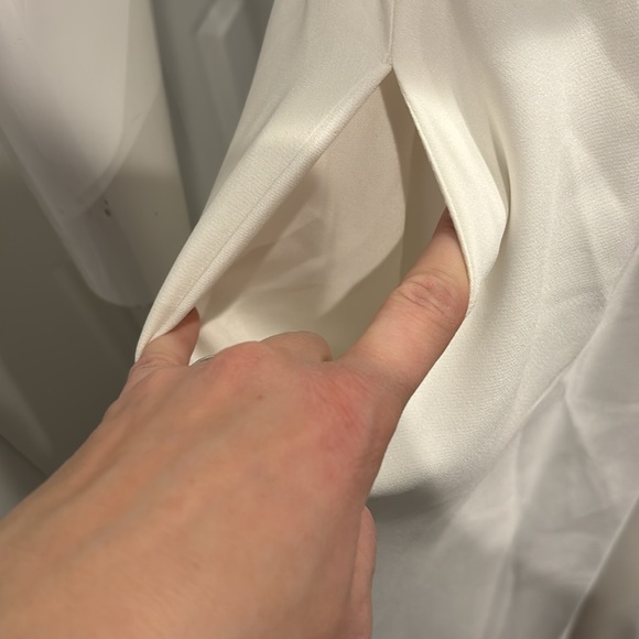 NWOT Ieena for Mac Duggal white gown - Picture 7 of 14